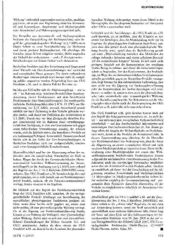 Vorschauseite 5: Chlorhexidinhaltige Mundspülung ist kein Funktionsarzneimittel