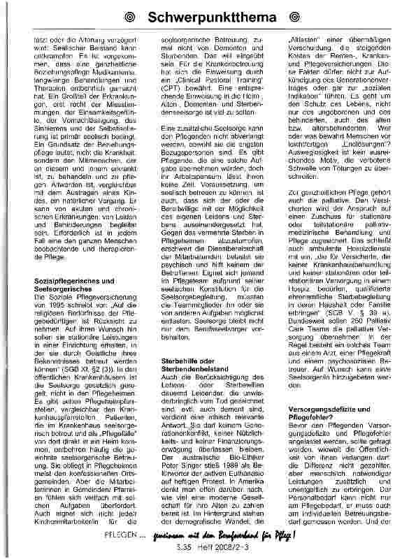 Vorschauseite 2: Ethische Konflikte und Entscheidungen in der Pflege Wünschenswertes und Wirkliches