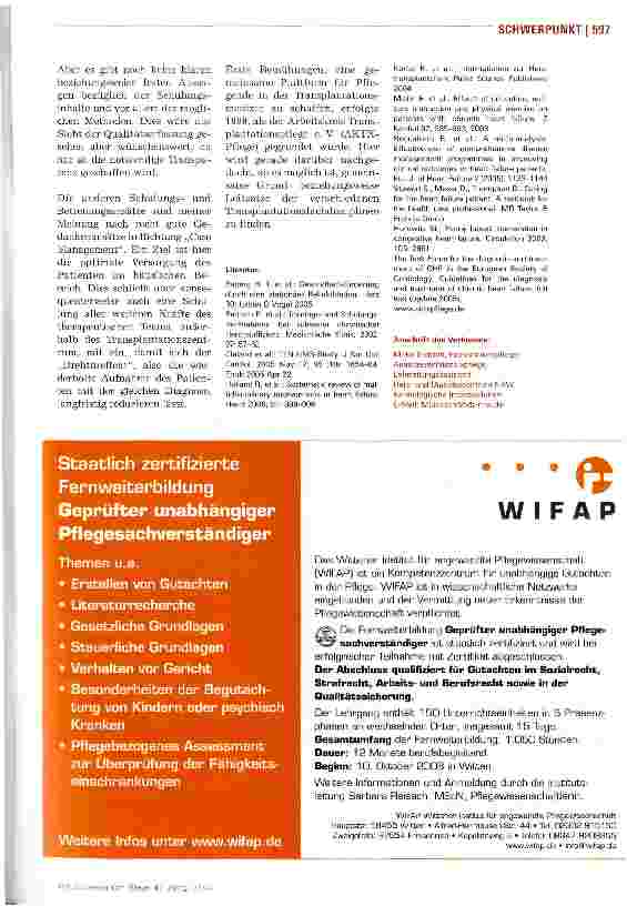 Vorschauseite 4: Patientenedukation Schulungsprogramme für Patienten nach Herztransplantation