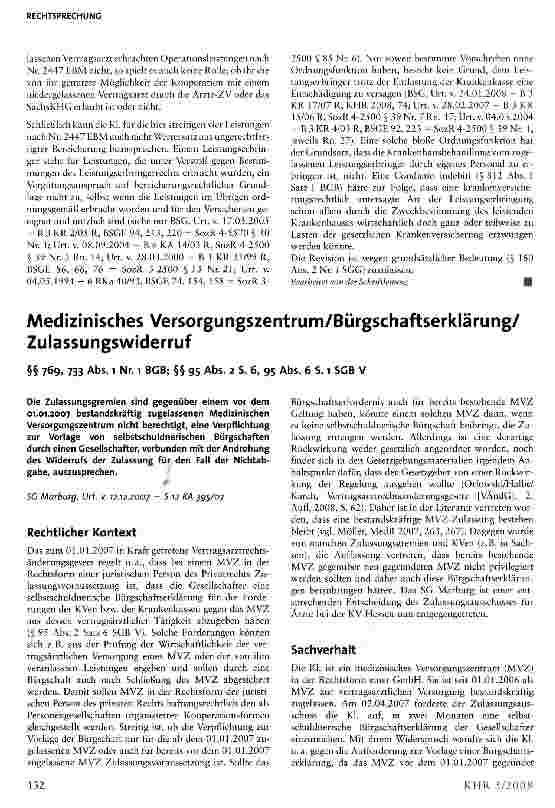 Vorschauseite 5: Ambulante Operationen durch nicht am Krankenhaus angestellte Vertragsärzte