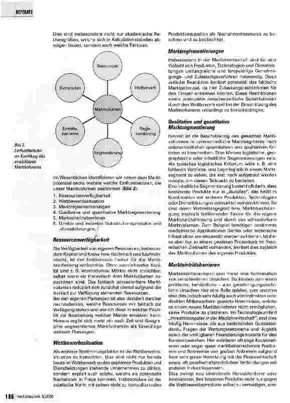 Vorschauseite 3: Branche und Markt - Wie man das Marktpotenzial einschätzt