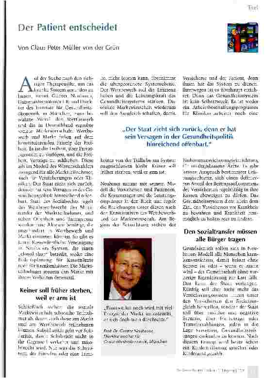 Vorschauseite 1: Der Patient entscheidet