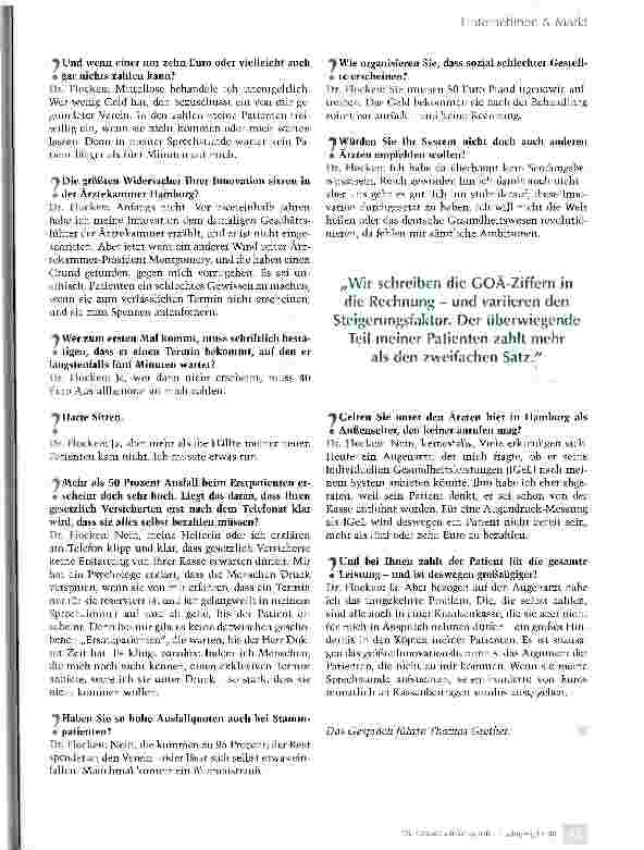 Vorschauseite 3: Von den Patienten -wertgeschätzt