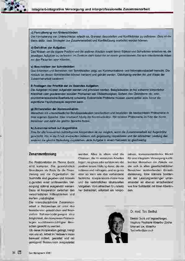 Vorschauseite 4: Integriert-integrative Versorgung und interprofessionelle Zusammenarbeit