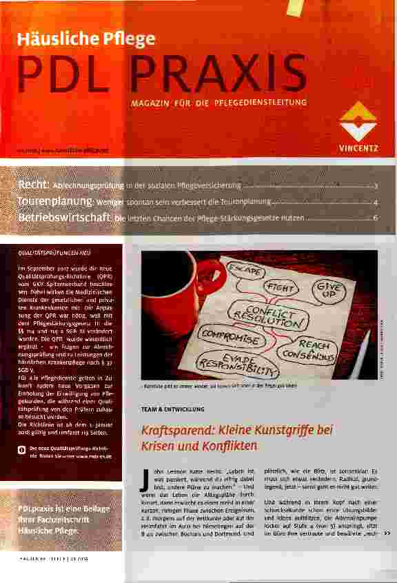 Vorschauseite 1: Kraftsparend: Kleine Kunstgriffe bei Krisen und Konflikten