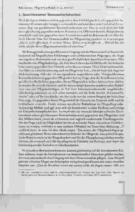 Vorschauseite 5: Bewusstheitskontexte und Identitätskonstruktionen homosexueller Frauen und Männer im Setting der Altenpflege - Ergebnisse einer qualitativen Studie