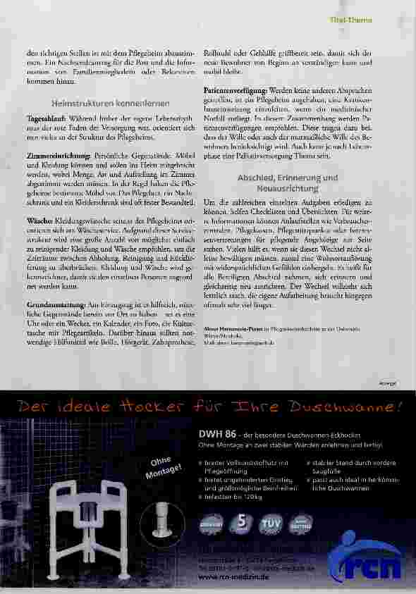 Vorschauseite 4: Von daheim ins Heim