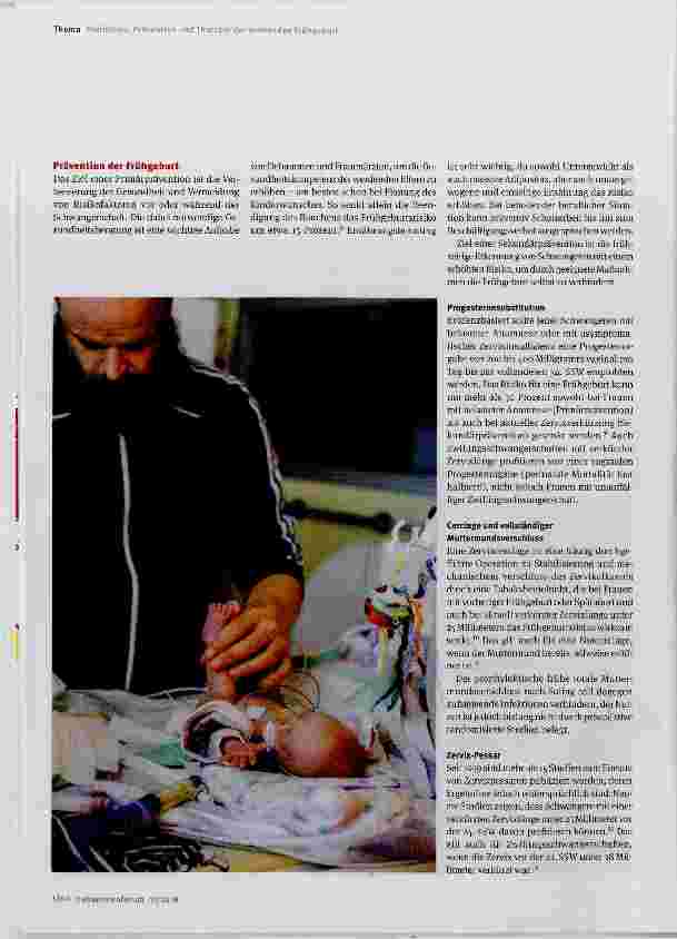 Vorschauseite 3: Gesundheitskompetenz für Mütter mit Frühgeburtsrisiken