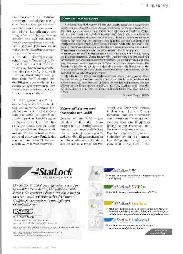 Vorschauseite 2: Pflegestudium auf Englisch