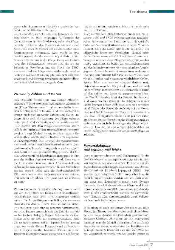 Vorschauseite 2: Intensivpflegende gesucht!