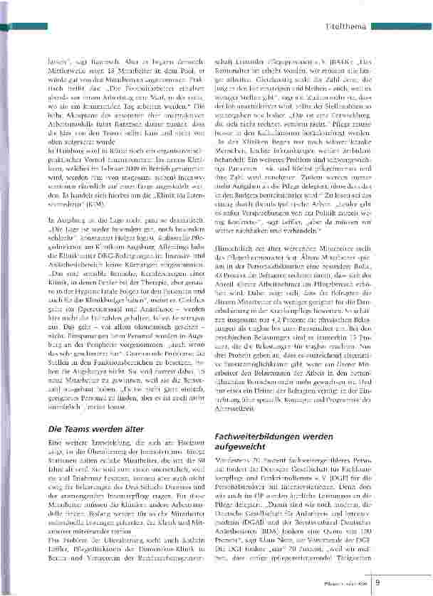Vorschauseite 4: Intensivpflegende gesucht!
