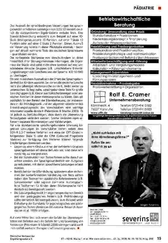 Vorschauseite 6: Wie stark verzerren sprachgebundene Leistungstests die Leistungen sprachbeeinträchtigter Vorschulkinder?