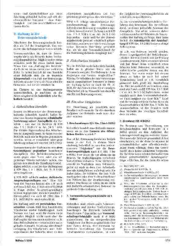 Vorschauseite 4: Haftung im Verein und der Behörde Finanzielle Folgen von Fehlern der Mitarbeiter