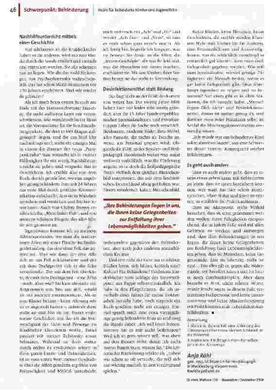 Vorschauseite 5: An den Bedürfnissen vorbei