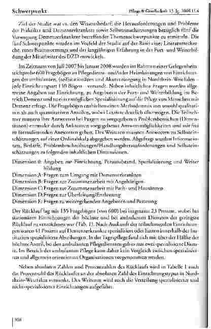 Vorschauseite 3: Der Umgang mit Menschen mit Demenz in der (teil) stationären, ambulanten und Akutversorgung