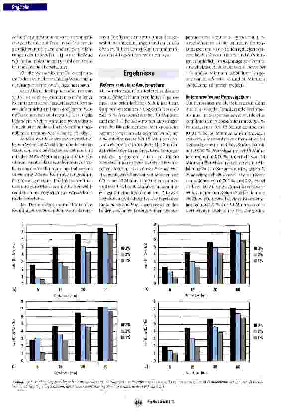 Vorschauseite 4: Bestimmung der bakteriziden Wirksamkeit von chemischen Desinfektionsmitteln in der Milchwirtschaft gemäß der DVG-Richtlinien
