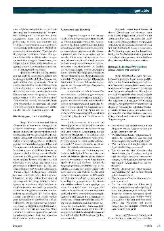 Vorschauseite 2: Ein Versuch der Anpassung