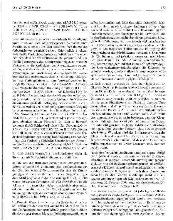 Vorschauseite 4: Sachverhaltsaufklärung vor Ausspruch einer Verdachtskündigung