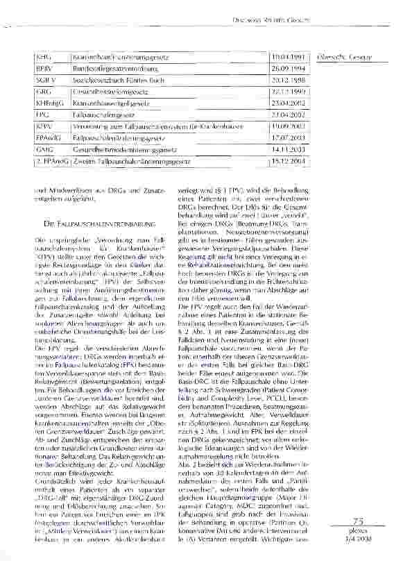 Vorschauseite 3: DIAGNOSIS RELATED GROUPS -DAS FALLPAUSCHALENSYSTEM: ERWEITERTES BASISWISSEN FÜR DEN KLINIKER