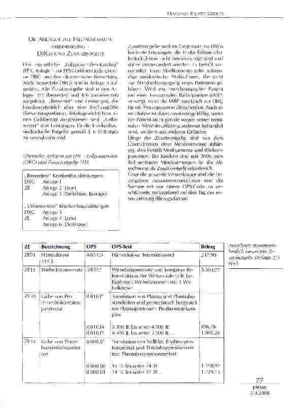 Vorschauseite 5: DIAGNOSIS RELATED GROUPS -DAS FALLPAUSCHALENSYSTEM: ERWEITERTES BASISWISSEN FÜR DEN KLINIKER