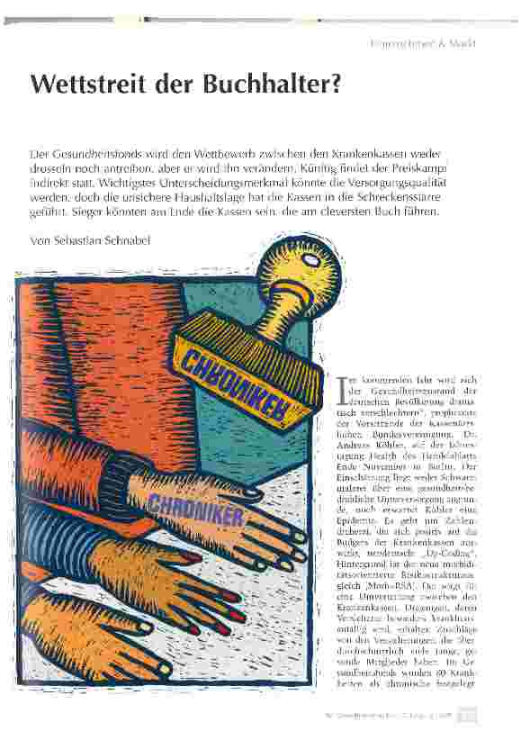 Vorschauseite 1: Wettstreit der Buchhalter?