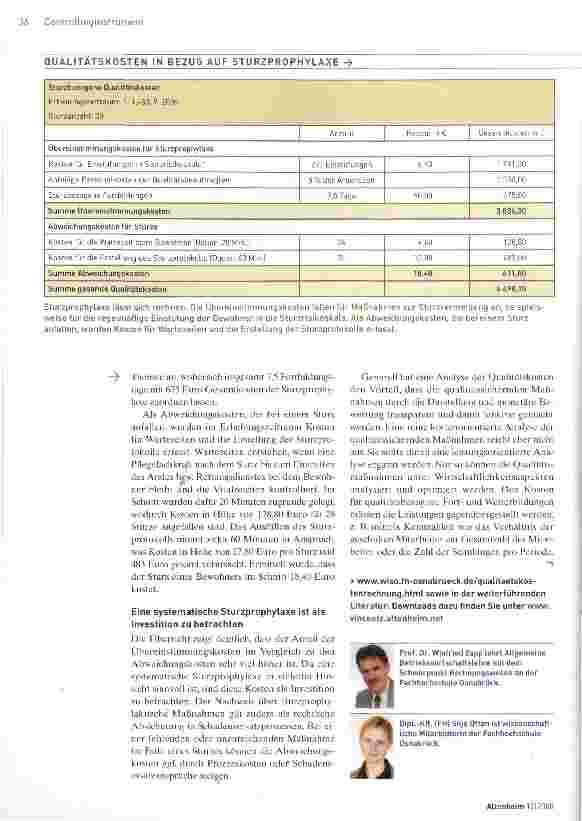 Vorschauseite 3: Qualität: ein Plus für und Budget