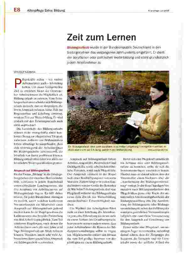 Vorschauseite 1: Zeit zum Lernen