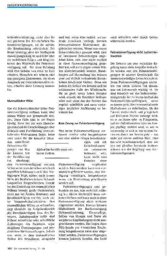 Vorschauseite 3: Vorsorgevollmacht und Patientenverfügung