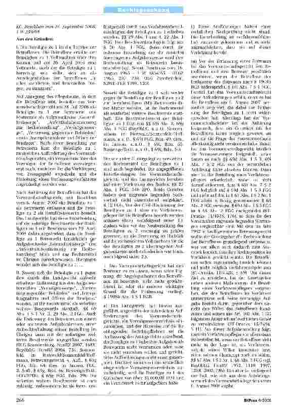 Vorschauseite 2: Zur Betreuerentlassung