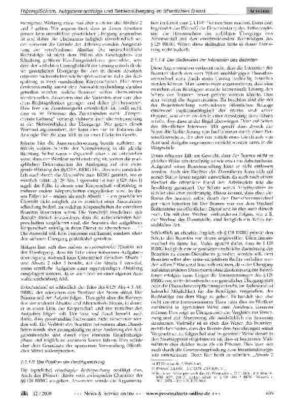 Vorschauseite 5: Aufgabennachfolge und Betriebsübergang im öffentlichen Dienst