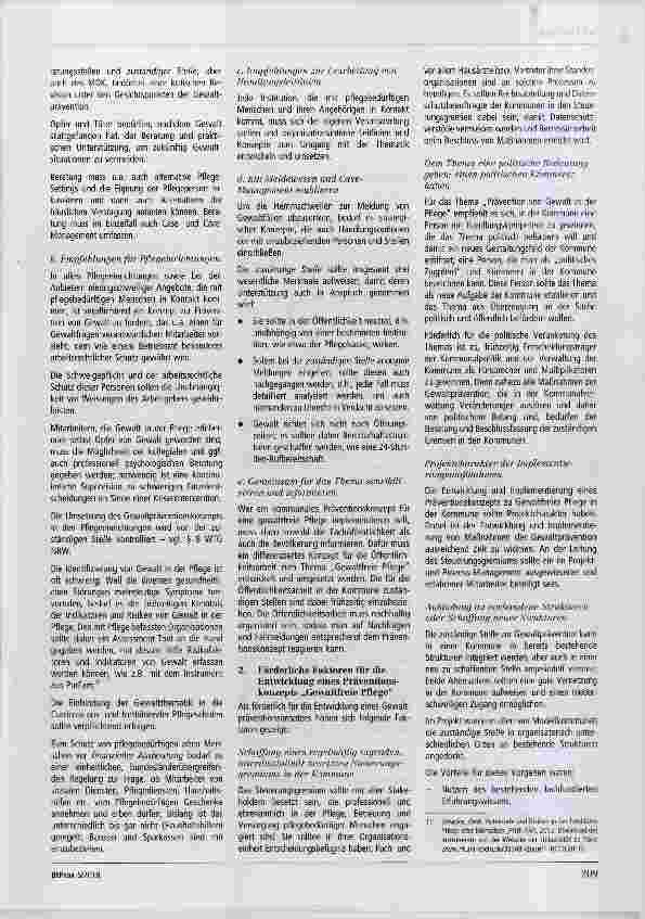 Vorschauseite 3: Gewaltfreie Pflege Prävention von Eider Abuse