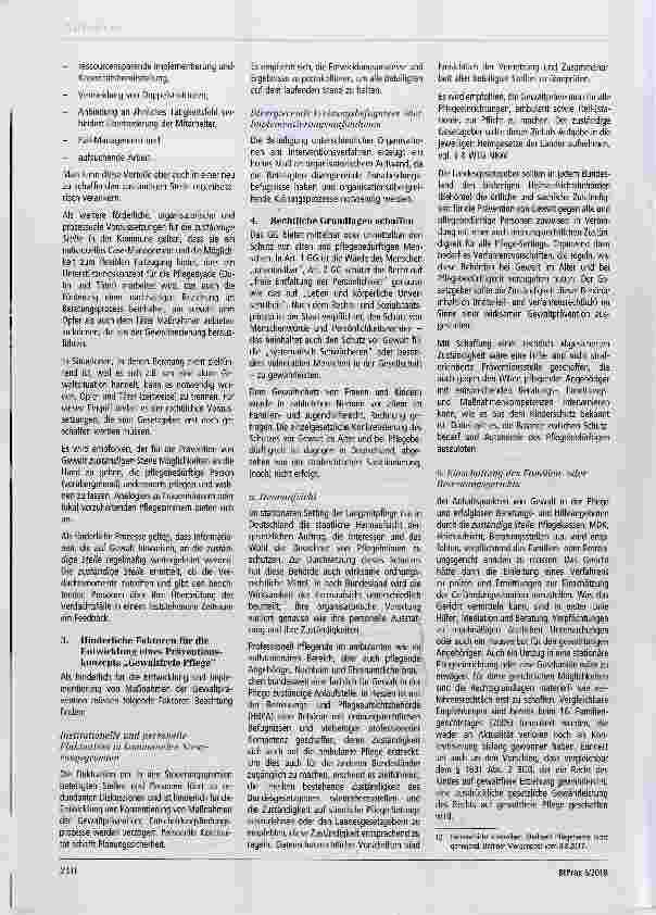 Vorschauseite 4: Gewaltfreie Pflege Prävention von Eider Abuse