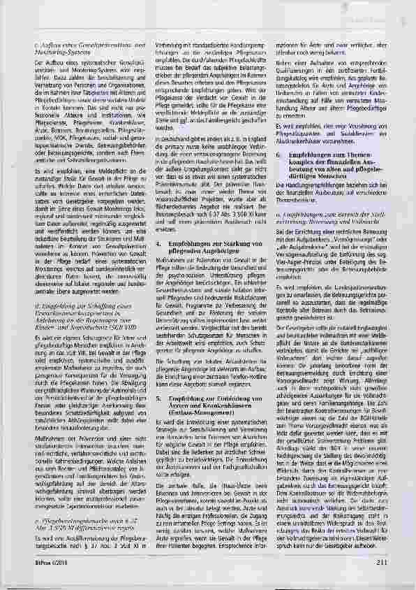 Vorschauseite 5: Gewaltfreie Pflege Prävention von Eider Abuse
