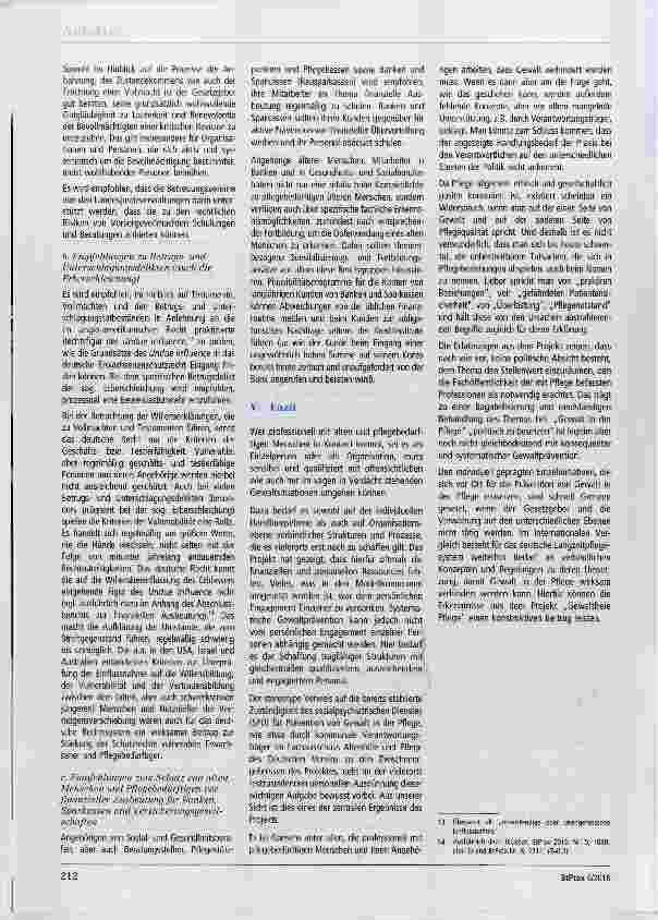 Vorschauseite 6: Gewaltfreie Pflege Prävention von Eider Abuse