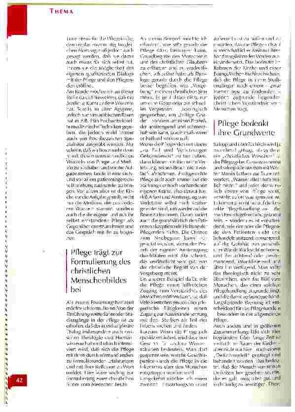 Vorschauseite 3: Ganzheitliches Pflegeverständnis und christliches Menschenbild