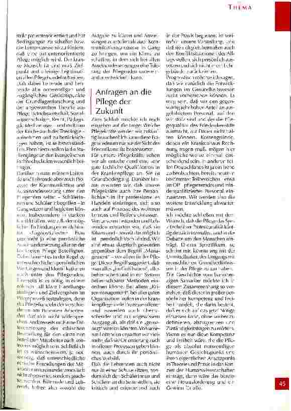Vorschauseite 6: Ganzheitliches Pflegeverständnis und christliches Menschenbild
