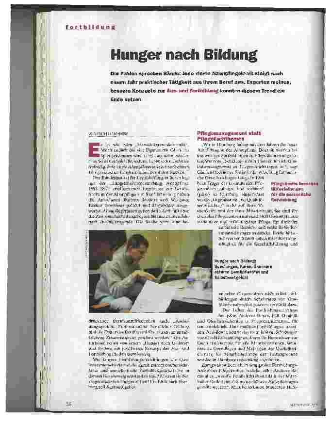 Vorschauseite 1: Hunger nach Bildung