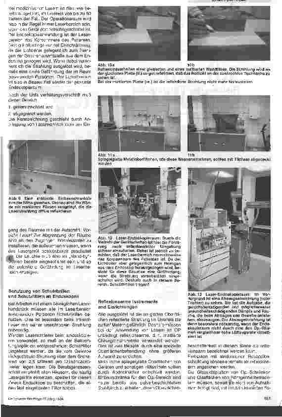 Vorschauseite 4: Gefahren und Sicherheitsvorschriften beim Umgang mit Lasergeräten im OP