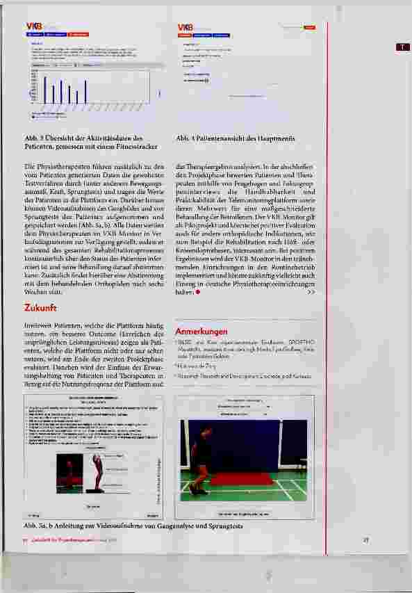Vorschauseite 4: Telemonitoring nach Ruptur des vorderen Kreuzbands