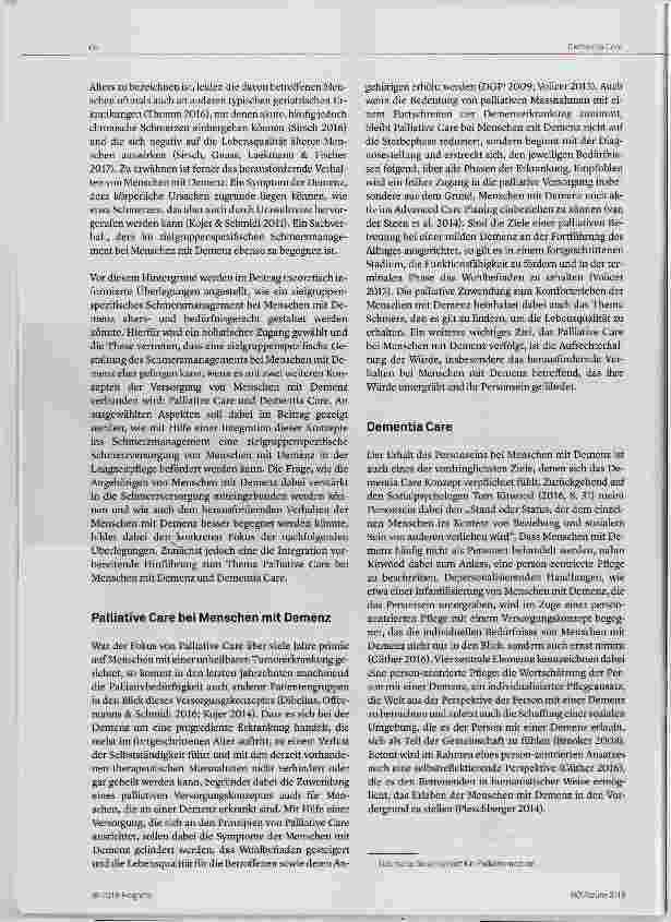 Vorschauseite 2: Palliative Care, Dementia Care und Schmerzmanagement in der Langzeitpflege