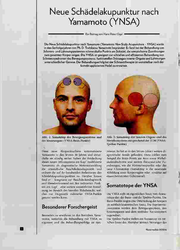 Vorschauseite 1: Neue Schädelakupunktur nach Yamamoto (YNSA)