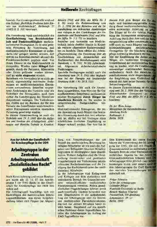 Vorschauseite 2: Die Verordnung über Medizintechnik.