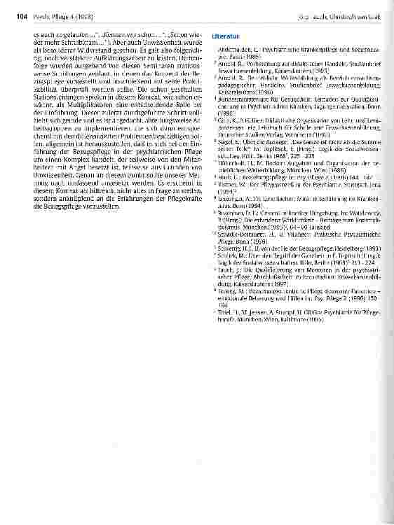 Vorschauseite 5: Bezugspflege in der psychiatrischen Pflege Versuch einer Definition und Konzeption einer möglichen Umsetzung