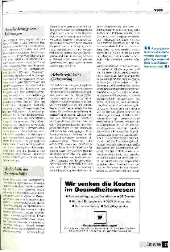 Vorschauseite 3: Suche nach intelligenten Lösungen für moderne Krankenhausbetriebe Frühjahrslehrgänge der Landesgruppe Rheinland-Pfalz