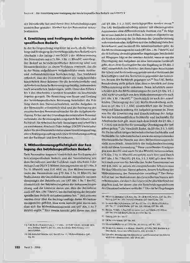 Vorschauseite 3: Die Ermittlung und Festlegung der betriebsspezifischen Bedarfe nach DGUV 2
