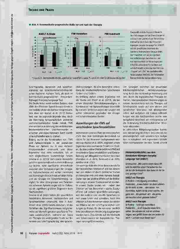 Vorschauseite 5: Repetitive transkranielle Magnetstimulation (rTMS) bei postakuter Aphasie