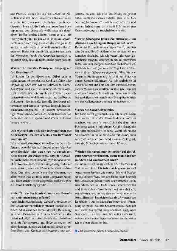 Vorschauseite 2: Den Tagen mehr Leben schenken
