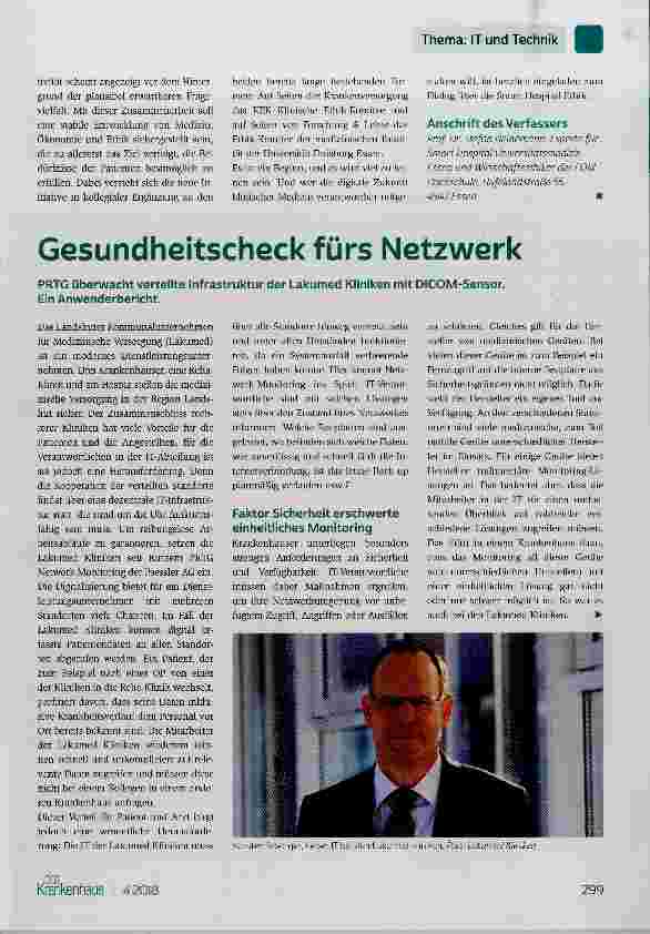 Vorschauseite 1: Gesundheitscheck fürs Netzwerk