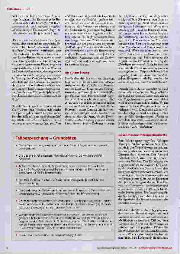Vorschauseite 2: Gerissene Informationskette
