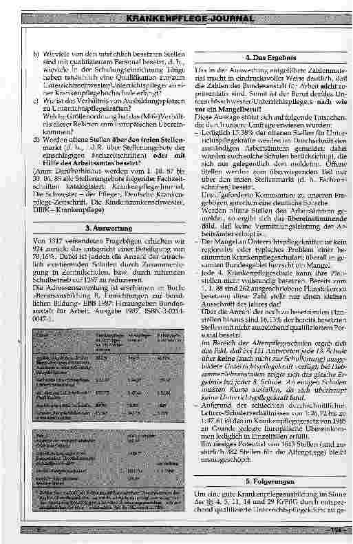 Vorschauseite 2: Unterrichtsschwester/Unterrichtspfleger - ein Mangelberuf?